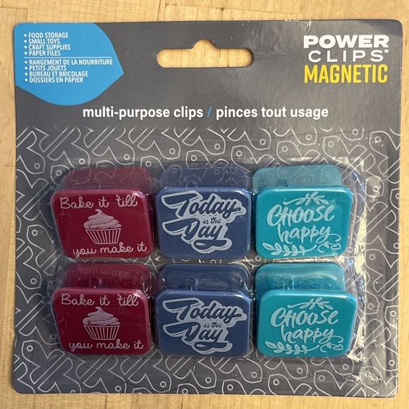 Power Clips Cooking Magnets For Fridge Food Storage Craft Supplies Multi Purpose - Picture 1 of 8